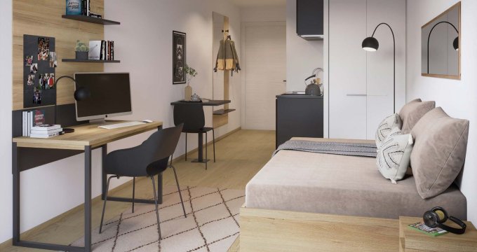 Achat / Vente programme immobilier neuf Annecy-le-Vieux résidence étudiante proche des campus (74000) - Réf. 8601