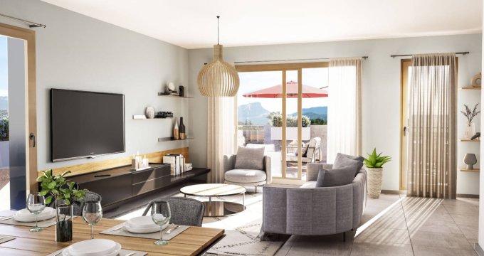 Achat / Vente programme immobilier neuf Saint-Alban-Leysse à 15 min en voiture du lac du Bourget (73230) - Réf. 11787