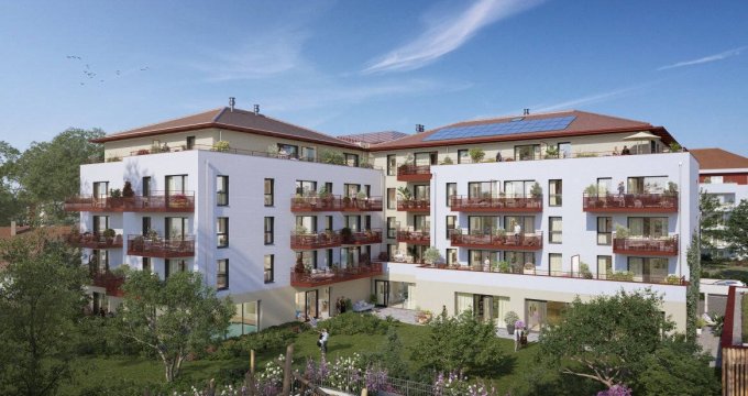 Achat / Vente programme immobilier neuf Sciez résidence senior LMNP à 8 min du Lac Léman (74140) - Réf. 8515