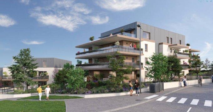 Achat / Vente programme immobilier neuf Thonon-les-Bains à 12 min à vélo du Lac Léman (74200) - Réf. 11627