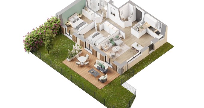 Achat / Vente programme immobilier neuf Villaz grange en réhabilitation avec vue sur Le Parmelan (74370) - Réf. 9137