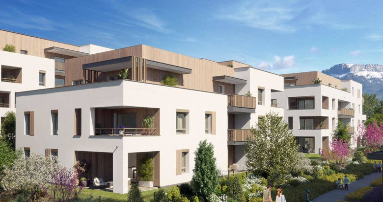 Achat / Vente programme immobilier neuf Annecy-Pringy cœur éco quartier de Pré Billy (74000) - Réf. 11904