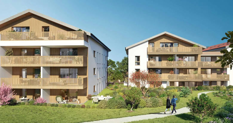 Achat / Vente programme immobilier neuf Archamps cadre verdoyant avec vue sur le mont Salève (74160) - Réf. 9157