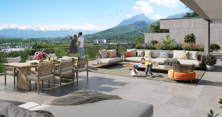 Achat / Vente programme immobilier neuf Bassens vue panoramique sur les massifs Granier et Belledonne (73000) - Réf. 11785