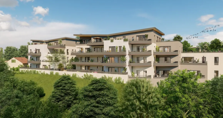 Achat / Vente programme immobilier neuf Collonges-sous-Salève dans un parc avec vues sur le lac Léman (74160) - Réf. 9158