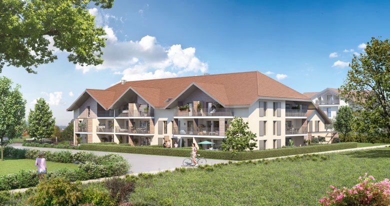 Achat / Vente programme immobilier neuf Épagny Metz-Tessy à 10 min de route du lac d’Annecy (74370) - Réf. 9133