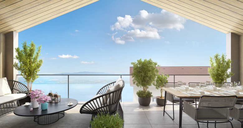 Achat / Vente programme immobilier neuf Evian-les-Bains à 3 minutes à pied de la ligne H (74500) - Réf. 9177