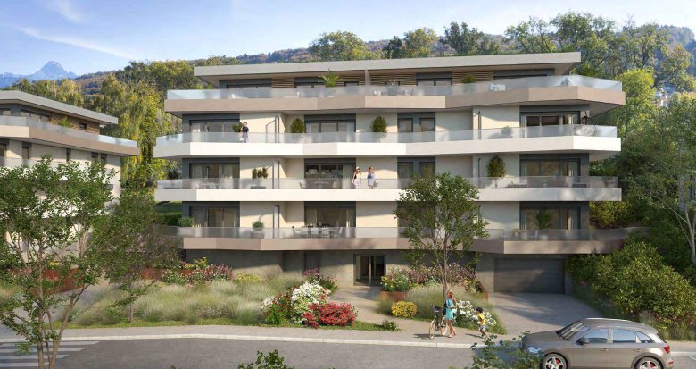 Achat / Vente programme immobilier neuf Évian-les-Bains vues panoramiques sur le lac Léman (74500) - Réf. 10706