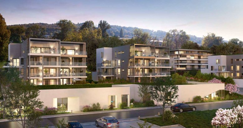 Achat / Vente programme immobilier neuf Évian-les-Bains vues panoramiques sur le lac Léman (74500) - Réf. 10706