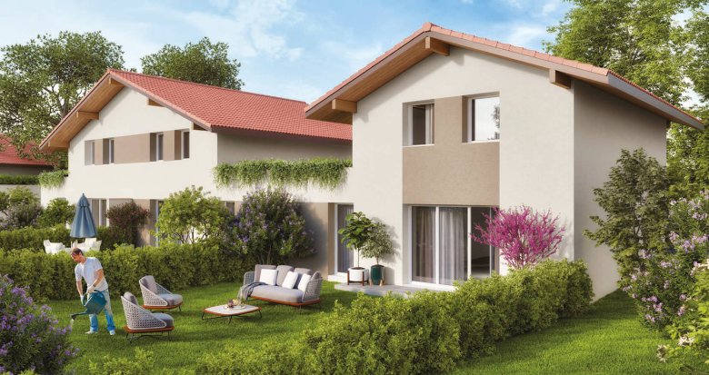 Achat / Vente programme immobilier neuf Lully proche du Bon-en-Chablais en plein du Grand Genève (74890) - Réf. 10758