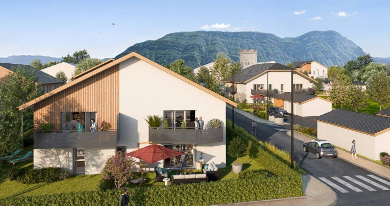 Achat / Vente programme immobilier neuf Myans à 15 minutes en voiture de Chambéry (73800) - Réf. 8853