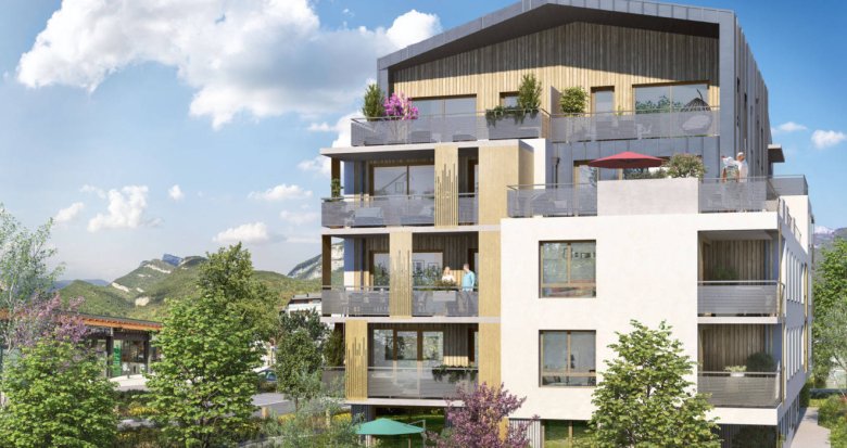 Achat / Vente programme immobilier neuf Saint-Alban-Leysse à 15 min en voiture du lac du Bourget (73230) - Réf. 11787