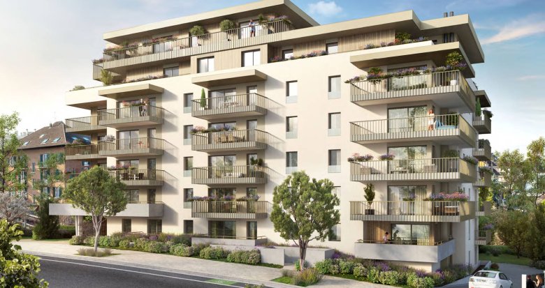 Achat / Vente programme immobilier neuf Thonon-les-Bains à 15 min à pied des rives du lac Léman (74200) - Réf. 9189