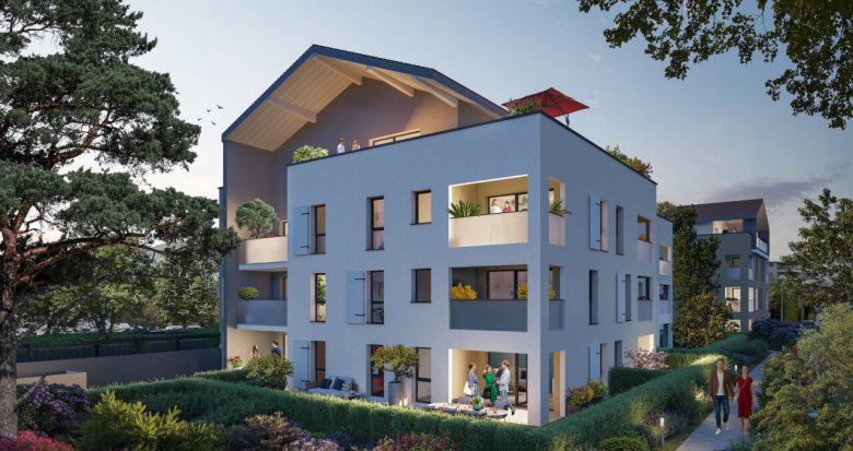 Achat / Vente programme immobilier neuf Thonon-les-Bains quartier Concise à 10 min à pied du port (74200) - Réf. 8253